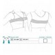 ORIONE fascia post-operatoria regolabile posizionatore protesi per seno art.9001