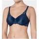 TRIUMPH reggiseno con ferretto AMOURETTE 300 W 01 riducente contenitivo BLU coppe BCDEF