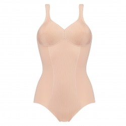 TRIUMPH body modellatore senza ferretto cotone MODERN SOFT+COTTON BS NUDO cupCD