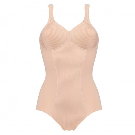 TRIUMPH body modellatore senza ferretto cotone MODERN SOFT+COTTON BS NUDO cupCD