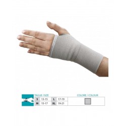 ORIONE POLSIERA manopola a guanto senza dita in tessuto elastico art.210 GRIGIO