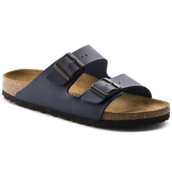 BIRKENSTOCK ciabatta sandalo 2 cinturini ARIZONA 651163 Birko Flor Nubuck BLU