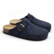 LOWENWEISS sabot pantofole ciabatte feltro lana BELT tirolesi sughero JEANS con cinturino