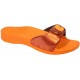 SCHOLL zoccoli ciabatte gomma SUN ARANCIO plantare Biomechanics antiscivolo mare spa piscina 1 fibbia 