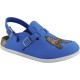 BIRKENSTOCK Ciabatte zoccoli KAY PROF DOG birko-flor antiscivolo cinturino BLUE AZZURRO