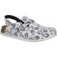 BIRKENSTOCK Ciabatte zoccoli KAY PROF 1016664 birko-flor antiscivolo cinturino PAISLEY BLACK/WHITE
