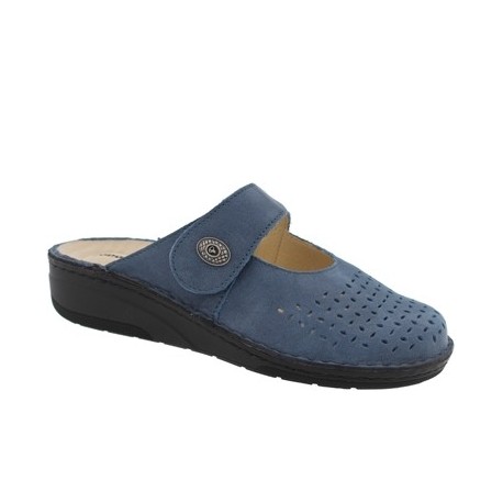 PODOLINE Ciabatte traforate CAPRI 929 predisposte plantare estraibile 1strappo BLU