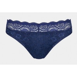 TRIUMPH slip tai AMOURETTE 300 MAGIC WIRE TAI02 pizzo  BLU (col.6722)