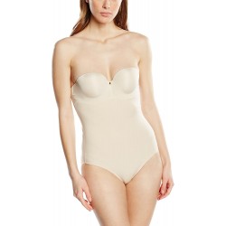 TRIUMPH body imbottito con ferretto spalline amovibili BODY MAKE-UP ESSENTIALS BSWPM NUDO microfibra liscio