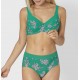 TRIUMPH costume due pezzi CHARM ELEGANCE W 03 con ferretto bikini VERDE coppa D