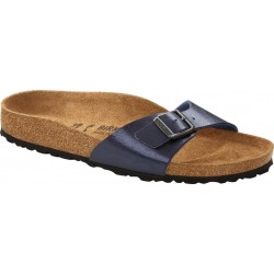 BIRKENSTOCK ciabatte pianelle MADRID 1018970 Birko Flor GRACEFUL MIDNIGHT BLUE 1 fibbia