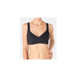 SLOGGI reggiseno microfibra ZERO FEEL BRALETTE da infilare NERO coppe imb. ex