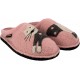 HAFLINGER pantofole FLAIR CUCHO GATTO ROSA 313080083 plantare lana cotta antiscivolo