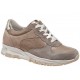 PODOLINE COMFY scarpe sportive pelle lacci ANCONA predisposta plantare estraibile BEIGE