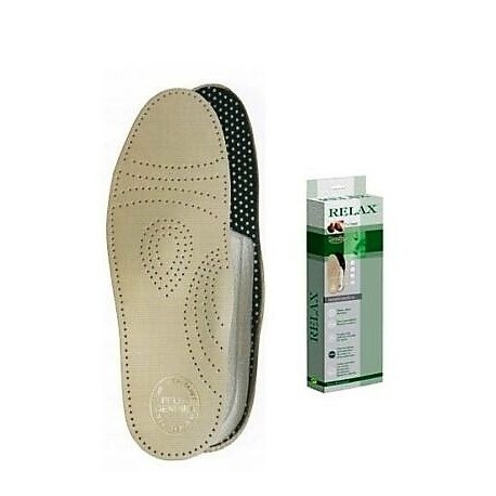 PRESTIGE Plantari ortopedici anatomici PELLE RELAX traspirante P1070 antiodore paio