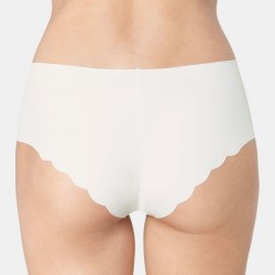 SLOGGI slip mutandina microfibra ZERO MODAL SHORT lycra BIANCO/CREMA senza cuciture