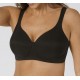 TRIUMPH reggiseno senza ferretto MODERN SOFT+COTTON P leggermente imbottito NERO 