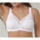 TRIUMPH reggiseno senza ferretto MODERN LACE+COTTON N cotone BIANCO misure extra grandi