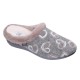SCHOLL ciabatte pantofole microfibra pelliccia CREAMY GRIGIO plantare estraibile MemoryCuscion