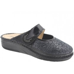 PODOLINE Ciabatte automodellanti VOLLA predisposte plantare estraibile NERO strappo 