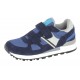 SANAGENS scarpe sportive donna SANAWALK 204 plantare estraibile BLU/NAVY strappi 