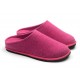 LOWENWEISS pantofole ciabatte feltro lana EASY EARTHLY tirolesi FUXIA plantare estraibile fondo gomma eva