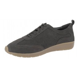 SANAGENS scarpe morbidissime pelle nabuk WASH SOFT 101 plantare estraibile lavabile lacci CAFFE'