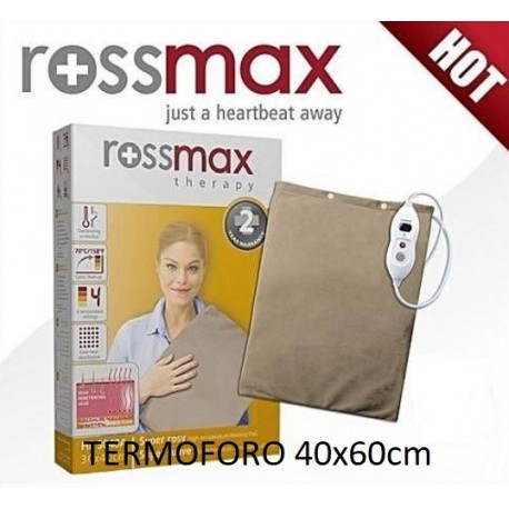 ROSSMAX HP4060A TERMOFORO 40x60cm con morbida fodera lavabile 4 programmi riscaldamento