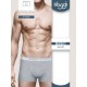 SLOGGI MEN 2 pezzi mutanda boxer uomo cotone BASIC SHORT conf.risparmio GRIGIO 2slip