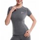 MEDIMA Maglia termica donna Natursport MEZZA MANICA LANA ANGORA 40% e COTONE 60% MA3616 MA3961 GRIGIO ASFALTO 