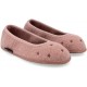 HAFLINGER pantofole ballerina MARINA STELLA 624317 lana cotta ROSA rosenholz antiscivolo