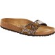 BIRKENSTOCK ciabatte pianelle MADRID 1016899 Birko Flor PYTHON BROWN 1 fibbia