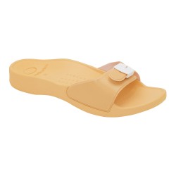 SCHOLL zoccoli ciabatte gomma SUN MANGO plantare Biomechanics antiscivolo mare spa piscina 1 fibbia 