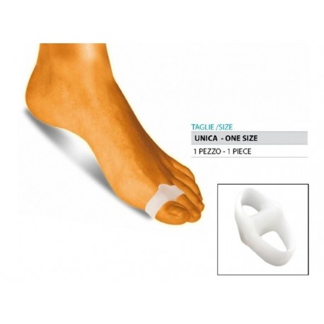 ORIONE G112 SEPARATORE ALLUCE E 2° DITO IN GEL di silicone elastico TAGLIA UNICA