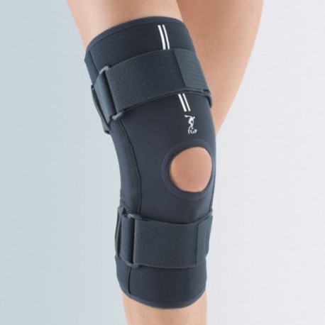 FGP Ginocchiera con foro rotuleo e stecche a spirale PHYLO 60 tessuto traspirante