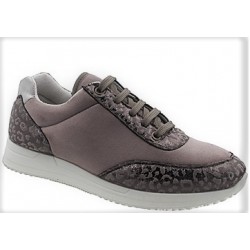 PODOLINE scarpa elasticizzata riabilitativa TAVERNA setaflex STRETCH GRIGIO ARGENTO