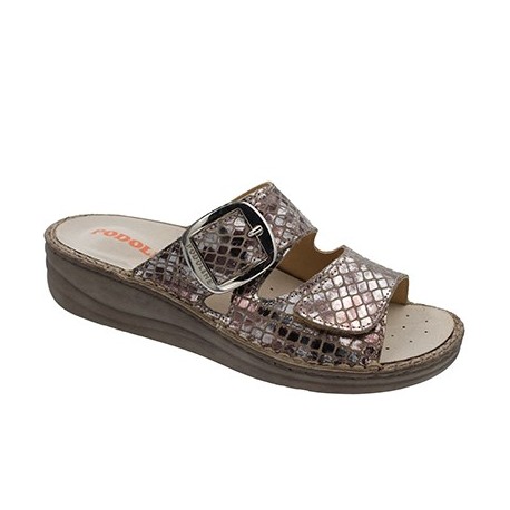 PODOLINE Ciabatte 2 fasce strappi ZIMONE predisposte plantare estraibile ANACONDA TIERRA