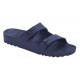 SCHOLL ciabatte gomma eva 2 fasce BAHIA NAVY BLUE plantare BioPrint mare piscina spa