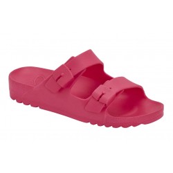 SCHOLL ciabatte gomma eva 2 fasce BAHIA ROSA plantare BioPrint mare spa piscina