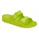 SCHOLL ciabatte gomma eva 2 fasce BAHIA VERDE LIME plantare BioPrint mare piscina spa