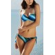 LISCA costume imbottito bikini a fascia+slip GALAPAGOS TURCHESE coppeB ferretto