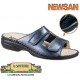 NEWSAN Ciabatte donna 569 plantare estraibile 2 velcri Setaflex per cipolla BLU