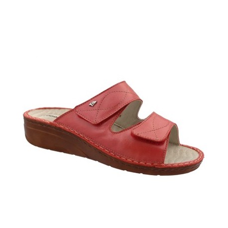 Detrazione Fiscale Ciabatte Predisposte Lecce Con Plantare Anatomico - Rosso, Taglia 37 EU Podoline Torrice