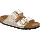 BIRKENSTOCK ciabatte ARIZONA BIG BUCKLE 1020021 Birko Flor Graceful PEARL WHITE 2 fibbie