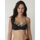 TRIUMPH costume due pezzi CHARM ELEGANCE 2.0 W02  coppa D con ferretto NERO bikini
