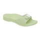 SCHOLL zoccoli ciabatte gomma SUN VERDE plantare Biomechanics antiscivolo mare spa piscina 1 fibbia 
