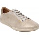 BENVADO scarpa pelle capra sneaker con lacci MIETTA plantare estraibile ORO GLITTER camoscio