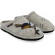 HAFLINGER pantofole FLAIR SONGBIRD 313094 plantare lana cotta antiscivolo GRIGIO MELANGE