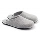 LOWENWEISS pantofole ciabatte feltro lana HOLI tirolesi piatte GRIGIO GHIACCIO antiscivolo