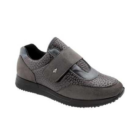 PODOLINE scarpa sportiva riabilitativa postoperatoria elasticizzata SUNI con strappo ANTRACITE